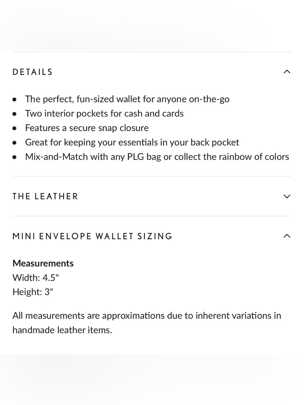 PLG - Mini Envelope Wallet - Picture 4 of 4